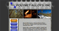 Desktop Screenshot of polymetalloys.com